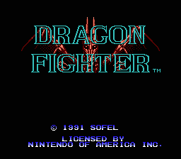 Dragon Fighter title screenshot